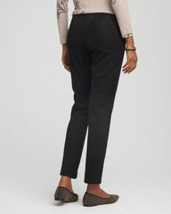 Chico's Clothing Faux Suede Juliet Slim Ankle Pants