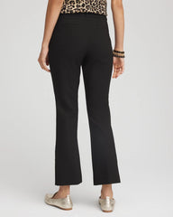 Chico's Clothing Bi-Stretch Flared Button-Hem Cropped Pants