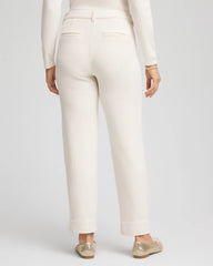 Chico's Clothing Matelassé Slim Tapered Ankle Pants