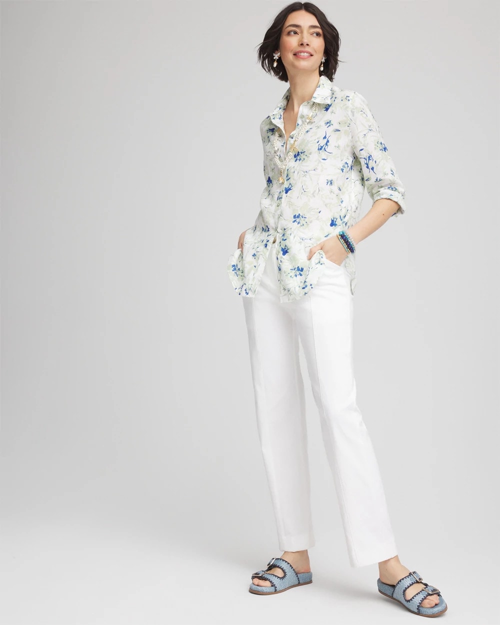 Chico's Clothing Emme Straight Ankle Pants