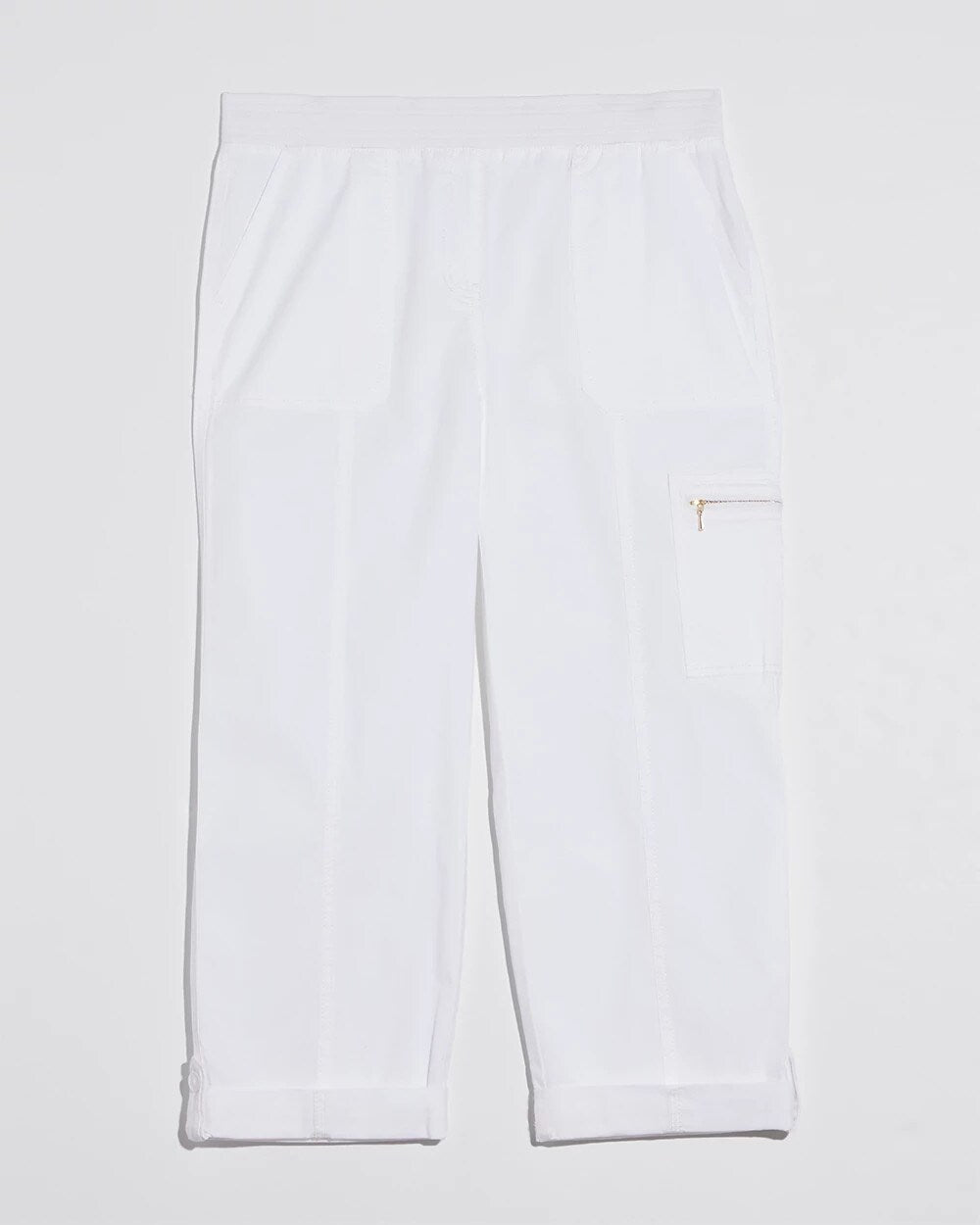Chico's Clothing Poplin Cropped Pants