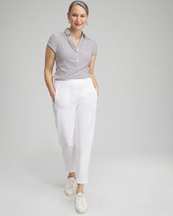 Chico's Clothing Zenergy® UPF Ribbed Side Ankle Pants