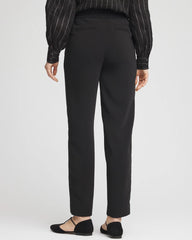 Chico's Clothing Crepe Side-Zip Tapered Ankle Pants