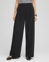 Chico's Clothing Crepe Pleated Relaxed Pants