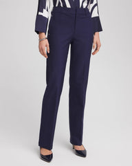 Chico's Clothing Cotton Straight-Leg Trousers