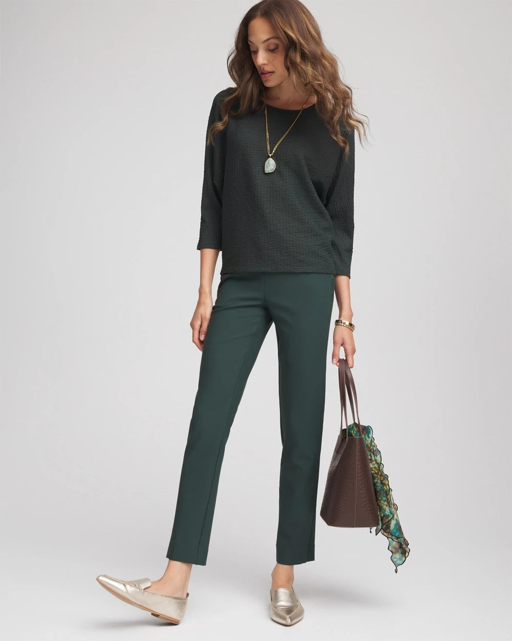 Chico's Clothing Lightweight Juliet Straight Ankle Pants