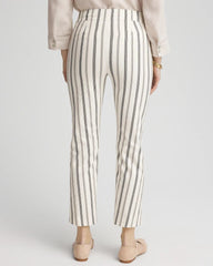 Chico's Clothing Brigitte™ Slub Striped Cropped Pants