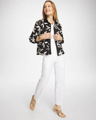 Chico's Clothing Emme Fly Front Straight Crop
