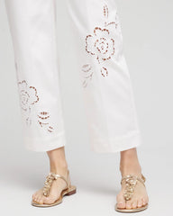 Chico's Clothing Sateen Cutout Cropped Pants