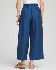 Chico's Clothing Lightweight Wide Leg Cropped Pants