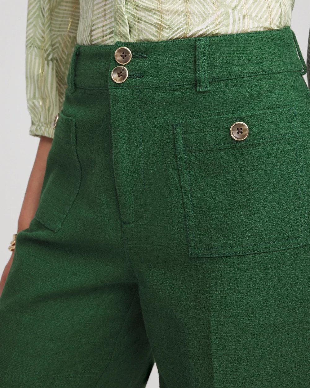 Chico's Clothing Cropped Straight-Leg Pants