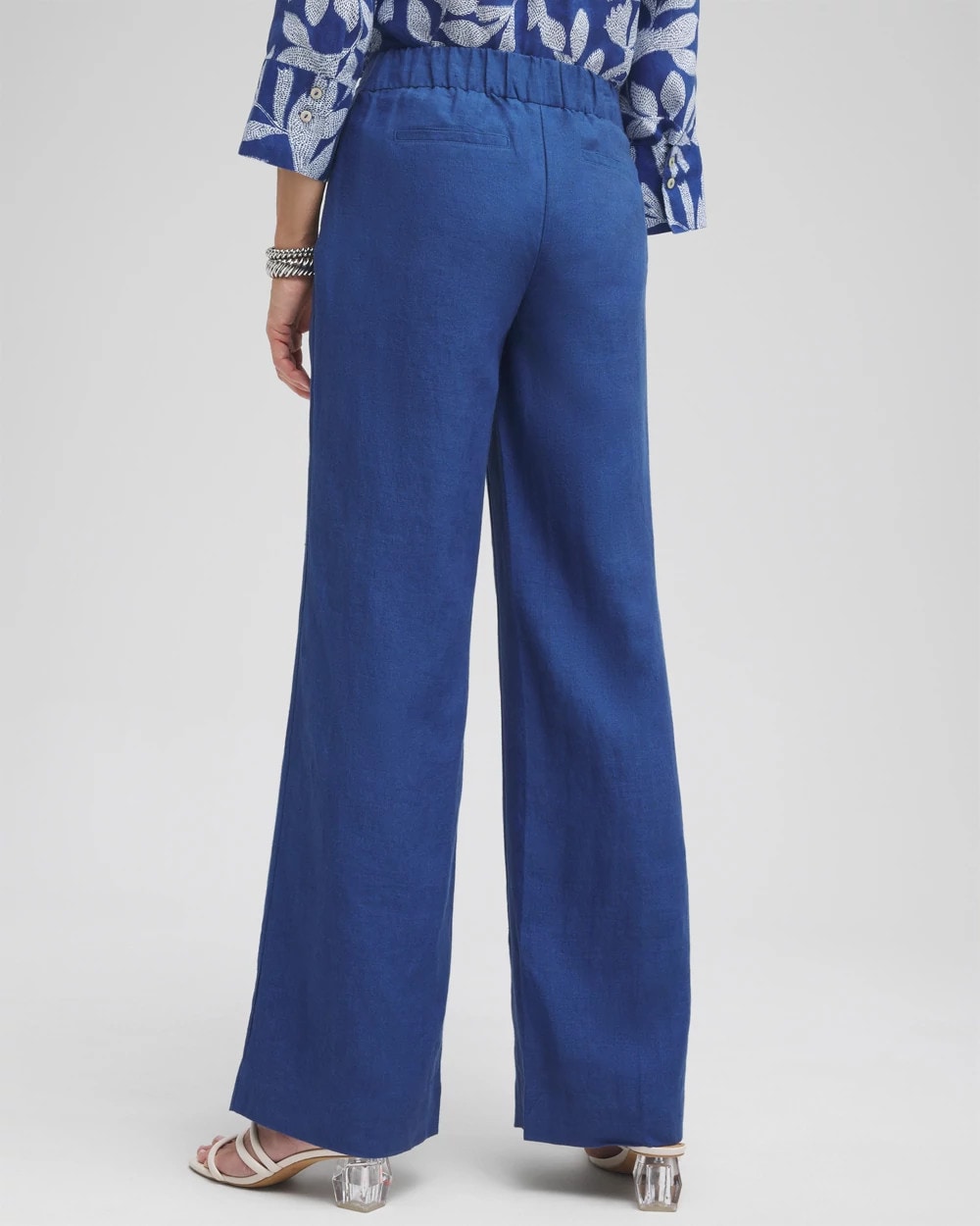 Chico's Clothing Linen Trouser Flare Pants