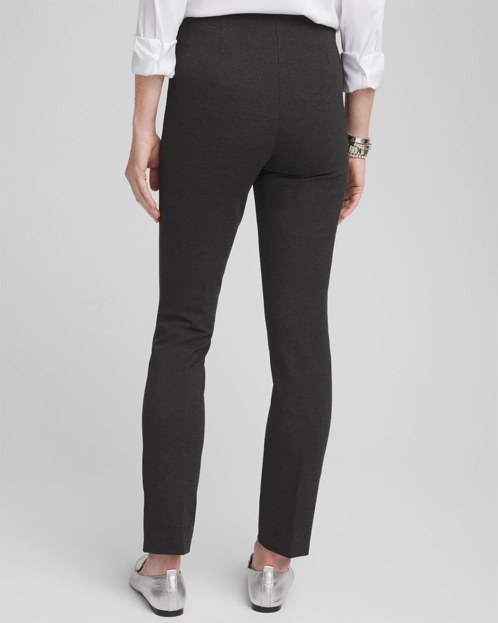 Chico's Clothing Juliet Trim Detail Ponte Ankle Pants