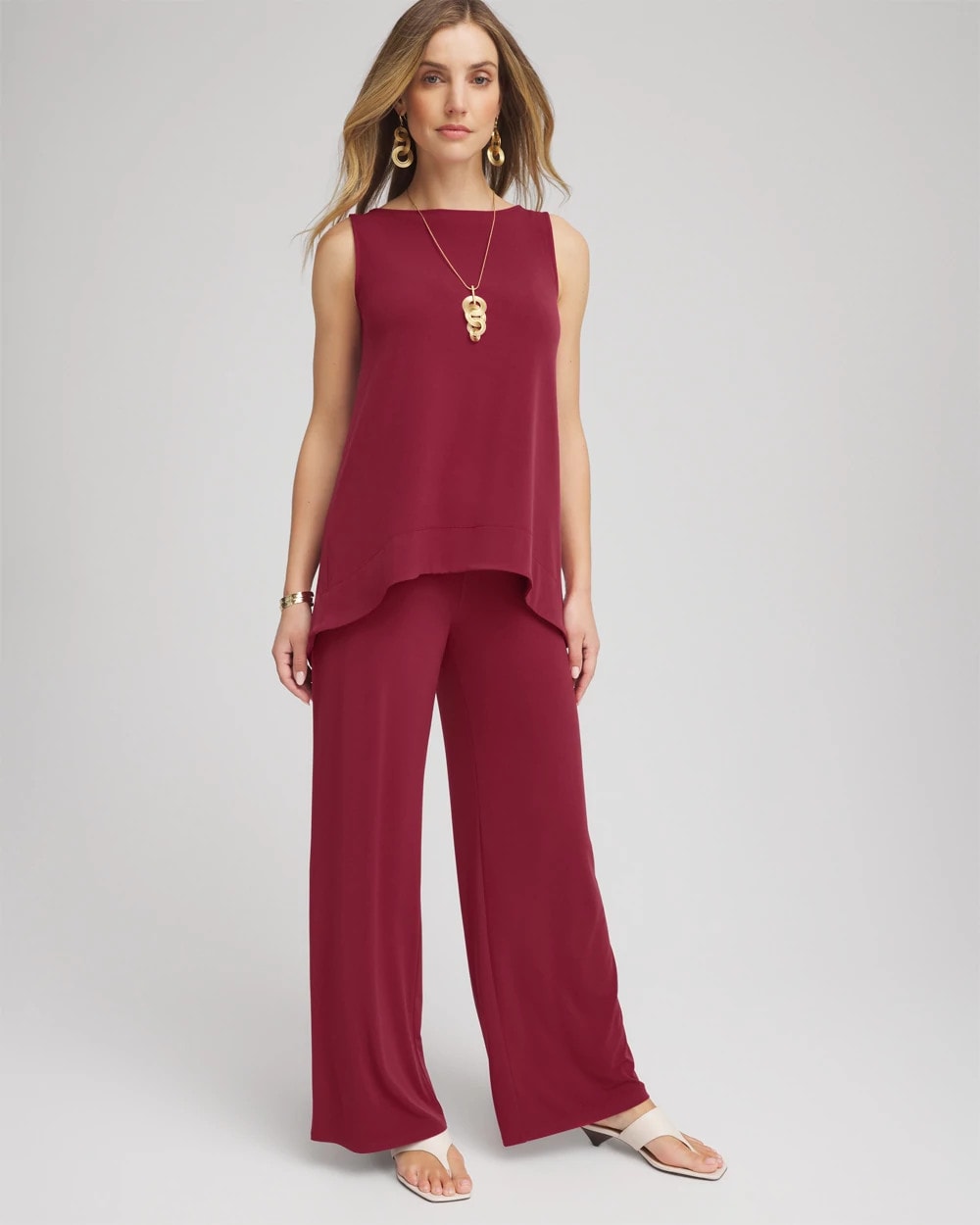 Chico's Clothing Travelers™ Knit Wide-Leg Pants
