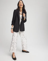 Chico's Clothing Brigitte™ Floral Embroidered Wide-Leg Cropped Pants
