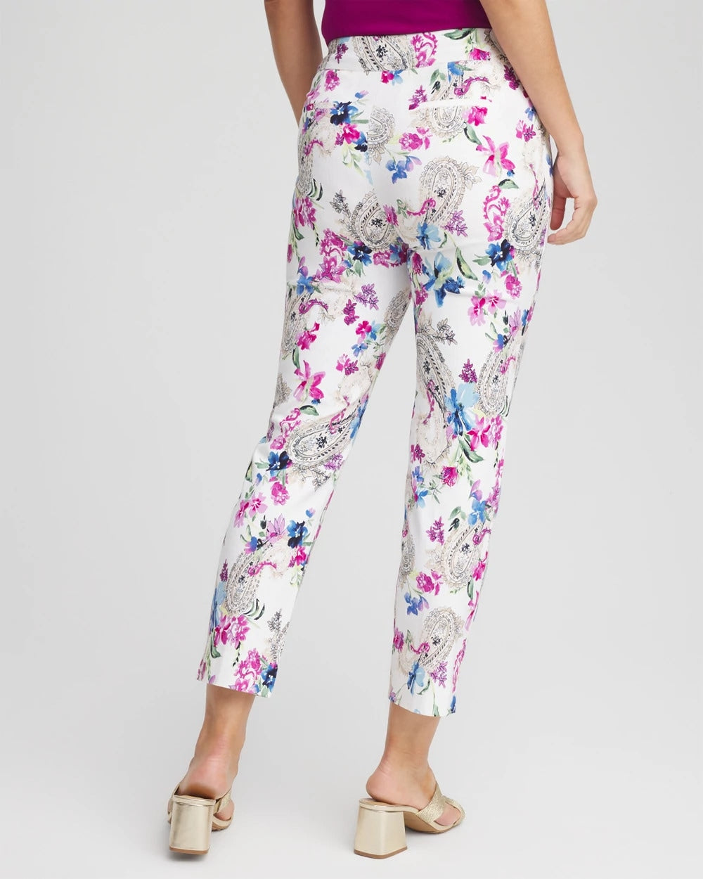 Chico's Clothing Brigitte™ Paisley Floral Cropped Pants