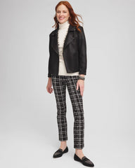 Chico's Clothing Brigitte Plaid Slim Ankle Pants