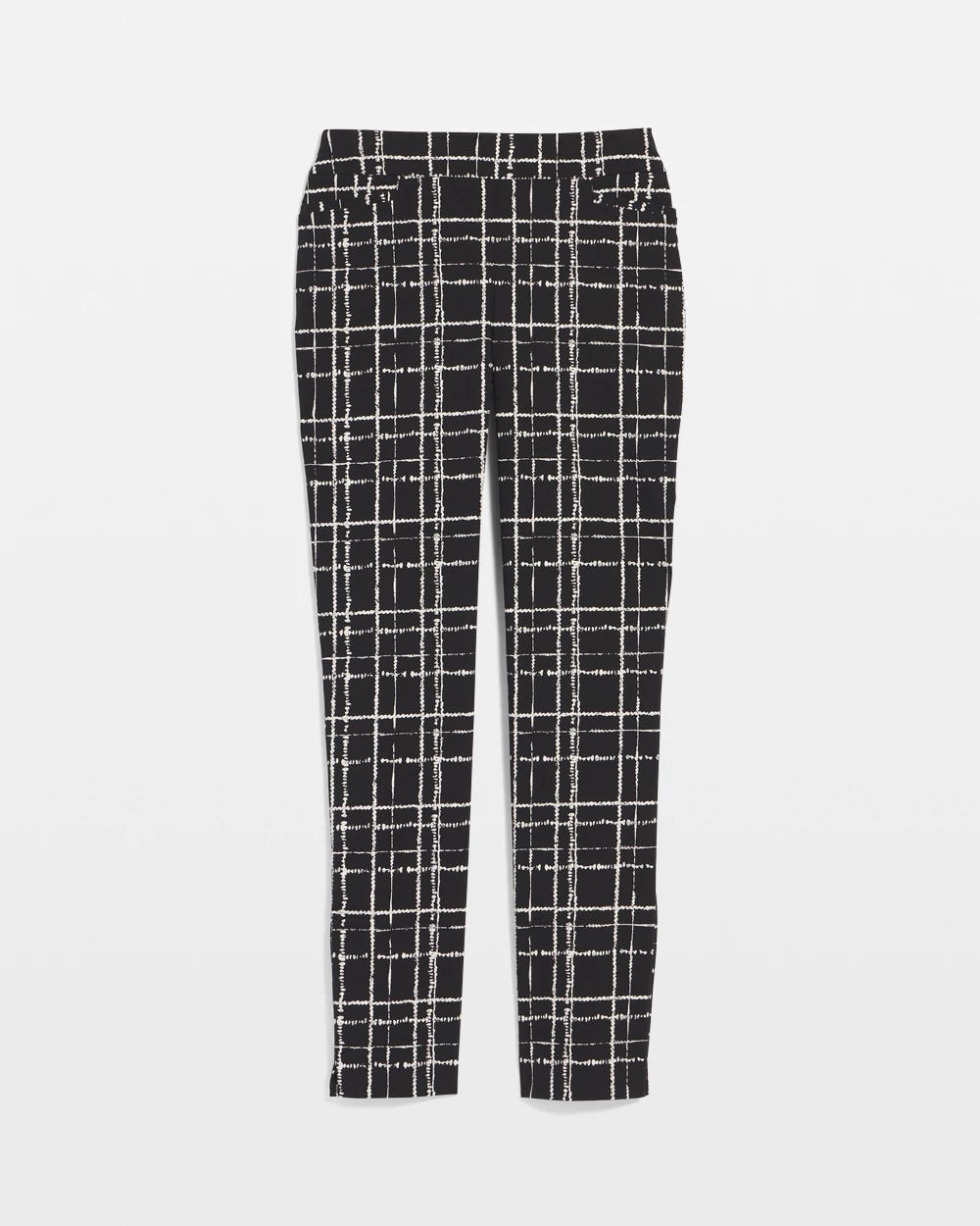 Chico's Clothing Brigitte Plaid Slim Ankle Pants