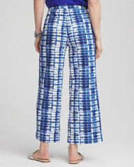 Chico's Clothing Tie-Dye Linen Cropped Pants