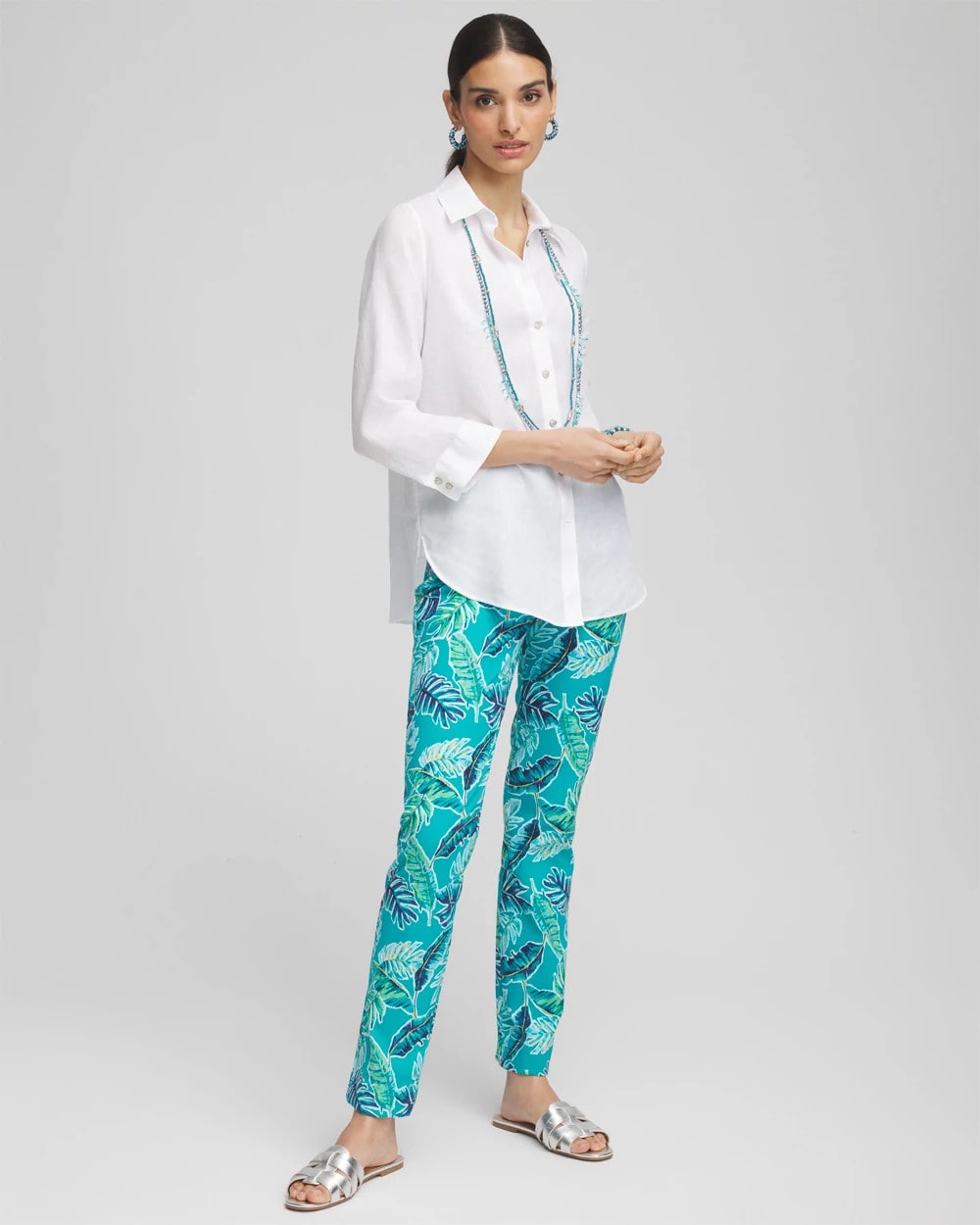 Chico's Clothing Brigitte™ Tropical  Slim Leg Pants