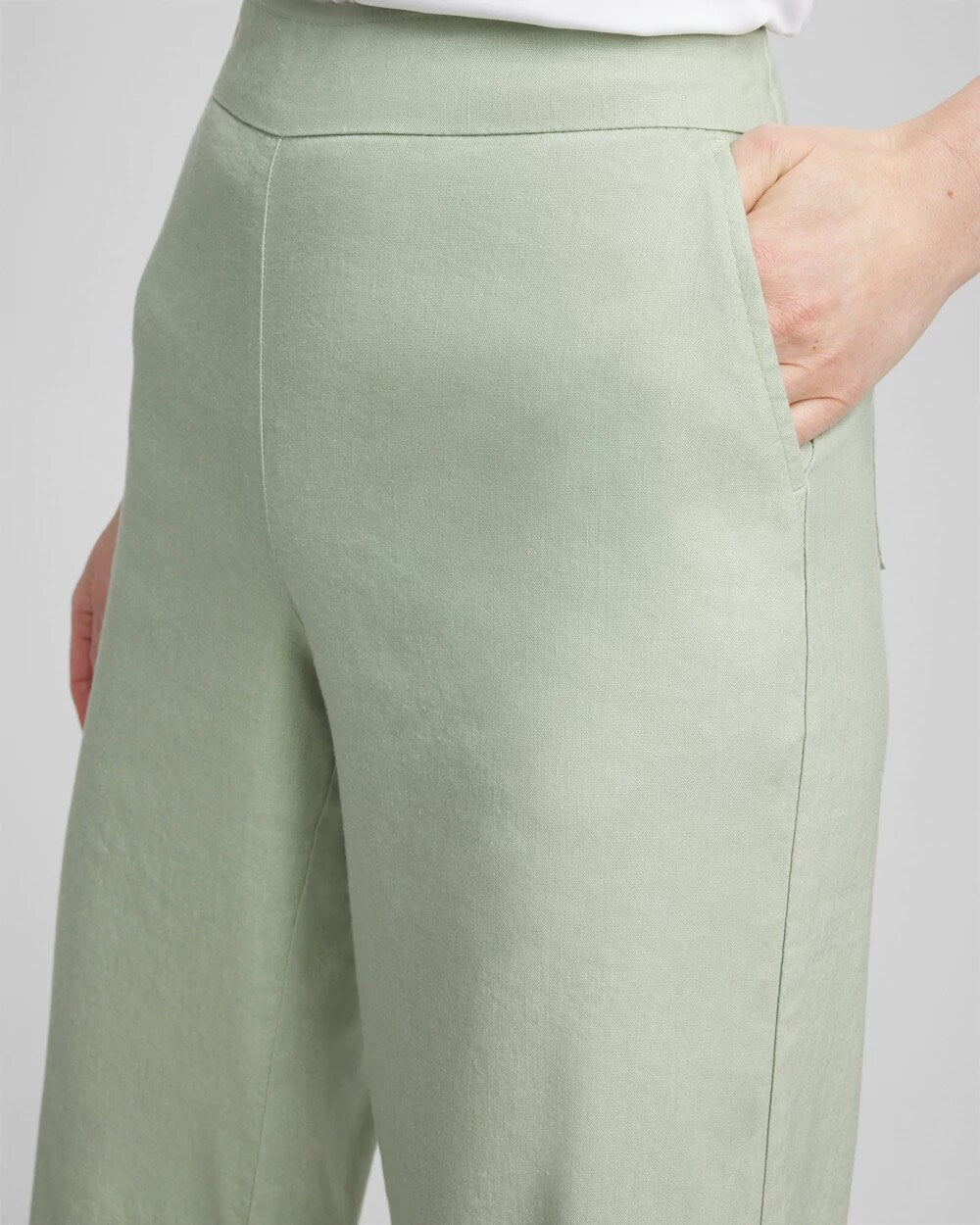 Chico's Clothing Linen Stretch Relaxed Pants