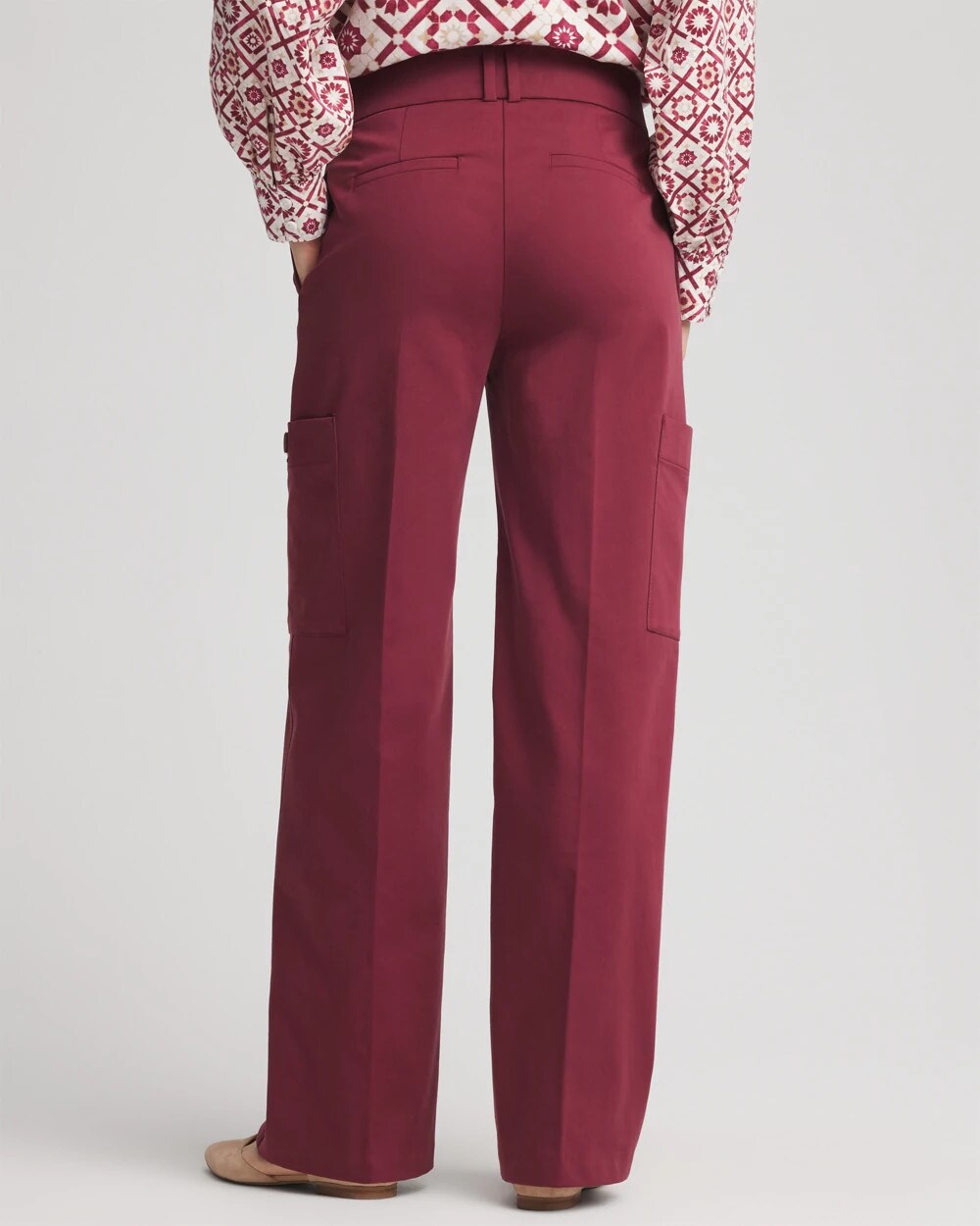 Chico's Clothing Sateen Cargo Pants