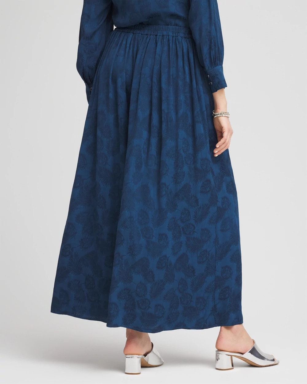 Chico's Clothing Jacquard Culotte Wide-Leg Pants