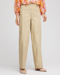 Chico's Clothing Utility Twill Straight Leg Pants