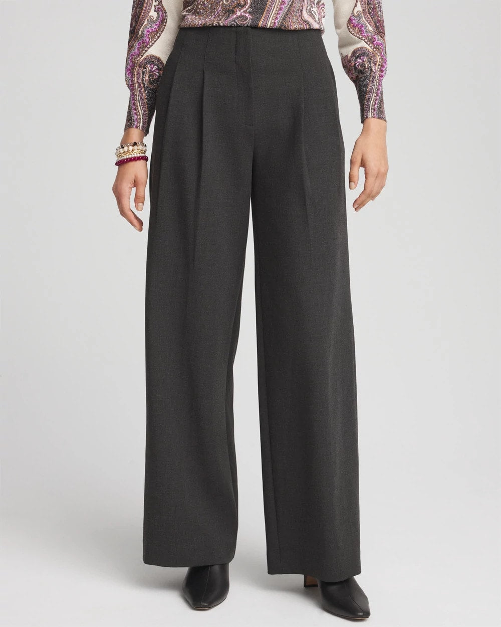 Chico's Clothing Pleated Trouser Pants