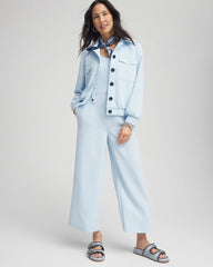 Chico's Clothing Crepe Wide-Leg Culotte Pants