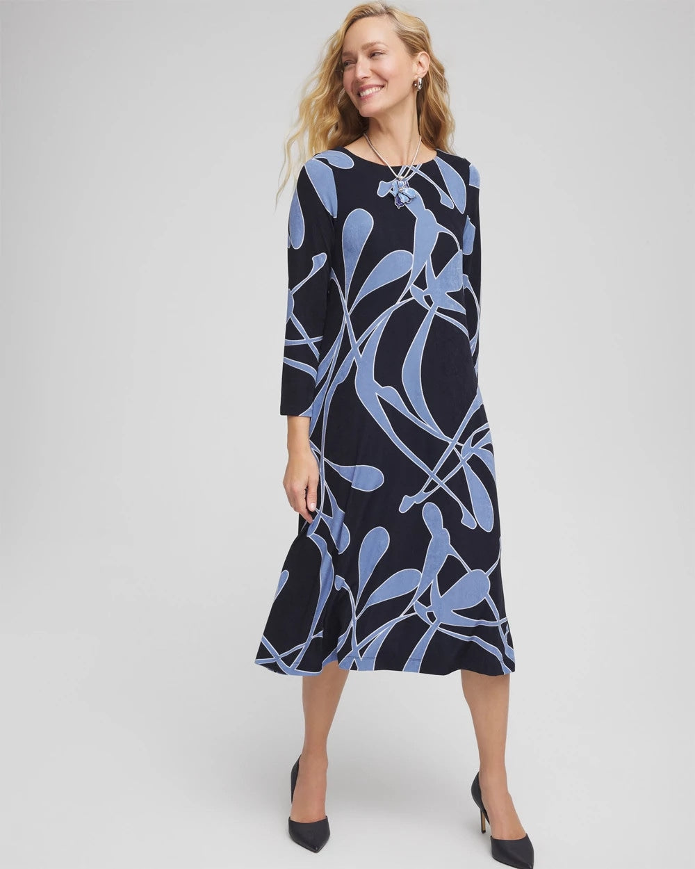 Chico's Clothing Travelers™ Abstract Midi Dress
