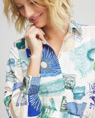 Chico's Clothing Port Call Maxi Shirtdress