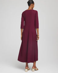 Chico's Clothing Seamed Crepe Maxi Dress