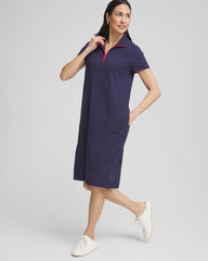 Chico's Clothing Zenergy® UPF Knit Half-Zip Dress