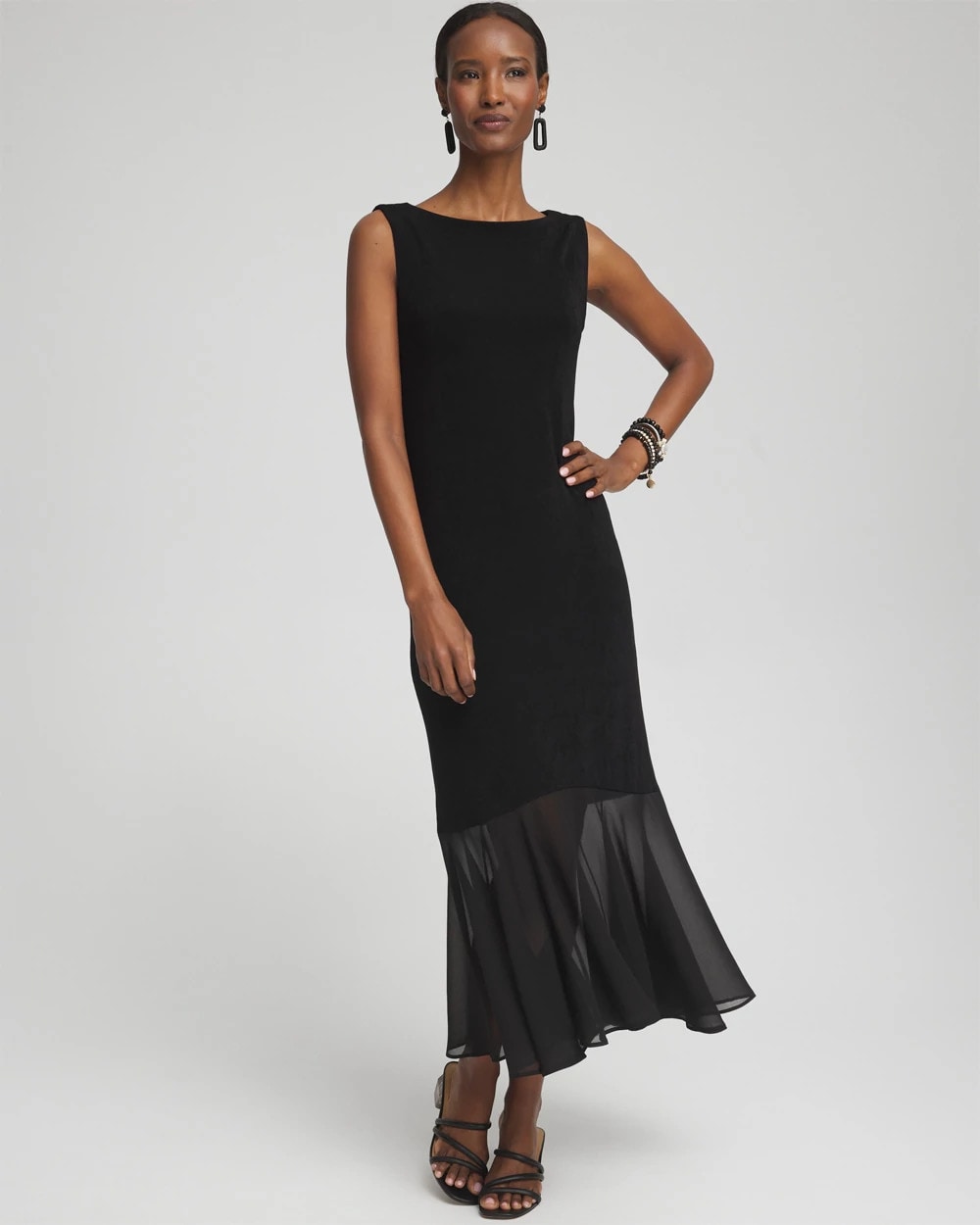 Chico's Clothing Travelers™ Chiffon Hem Dress