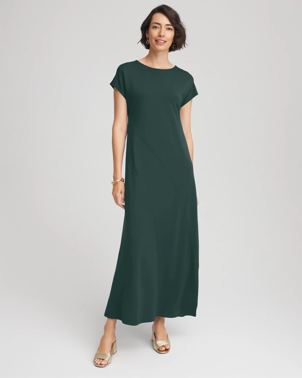 Chico's Clothing Dolman-Sleeve Ponte  Maxi Dress