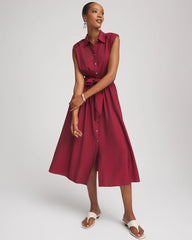 Chico's Clothing Smocked-Waist Shirtdress