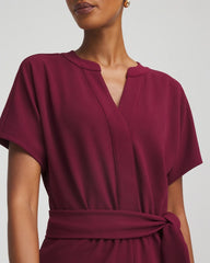Chico's Clothing Belted Dolman-Sleeve Jumpsuit