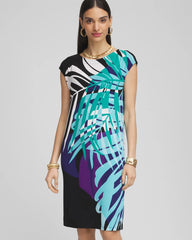 Chico's Clothing Travelers™ Tropical Nights Column Dress