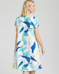 Chico's Clothing Cuff Sleeve Linen Dress