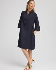 Chico's Clothing Cotton-Blend Popover Dress