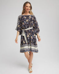 Chico's Clothing Georgette Boatneck Kaftan Dress