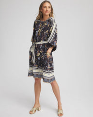 Chico's Clothing Georgette Boatneck Kaftan Dress