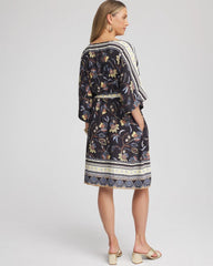 Chico's Clothing Georgette Boatneck Kaftan Dress