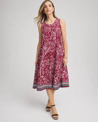 Chico's Clothing Zenergy® UPF Printed Midi Sports Dress