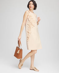 Chico's Clothing Appliqué Ponte Knit Dress