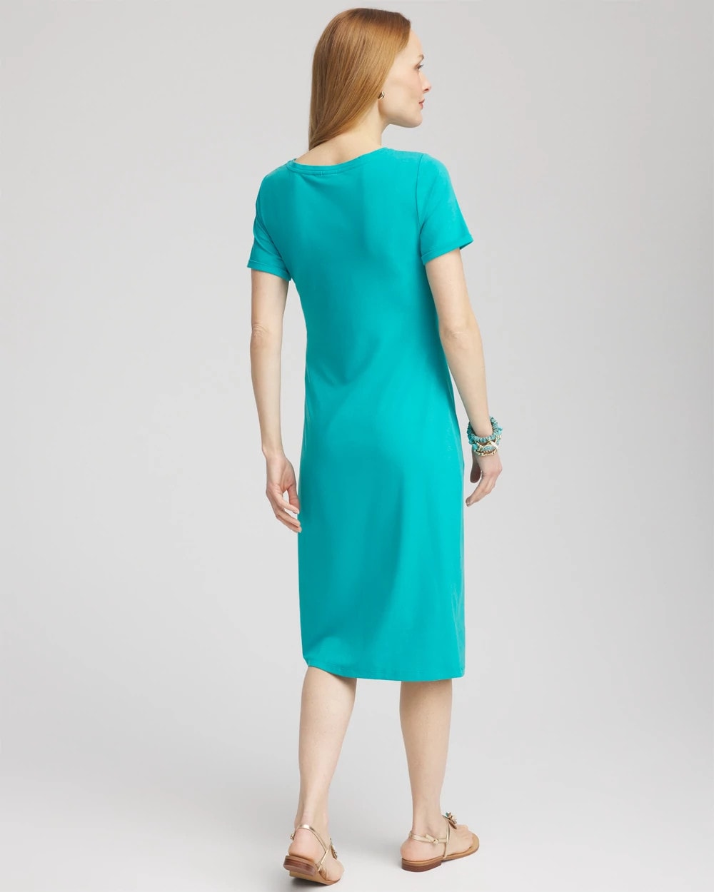 Chico's Clothing Twist Tie-Front Dress