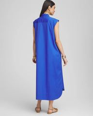 Chico's Clothing Popover Poplin Maxi Dress