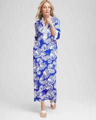 Chico's Clothing Shell Story Maxi Dress