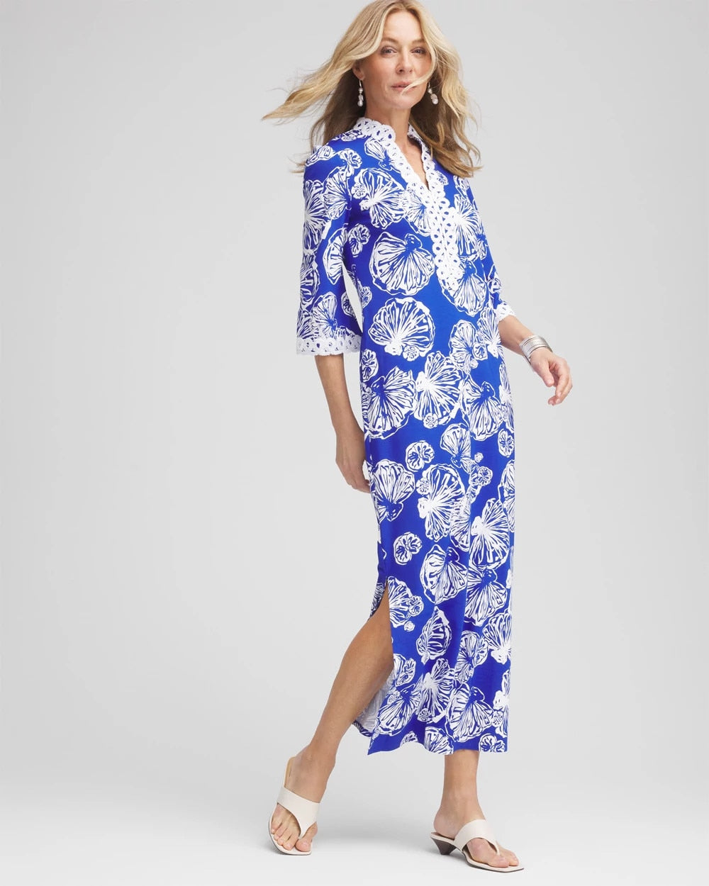 Chico's Clothing Shell Story Maxi Dress